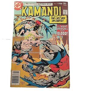 1977 Kamandi #52 DC The Last Boy On Earth Night Creatures Buckler Alcala